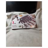 7 Piece Kitchen Knive Set By 5 Cows Very Nice
