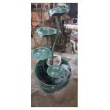 Waterfall garden planter decor
