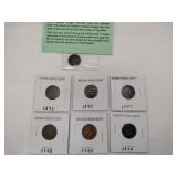 Indian Head pennies mixed years