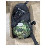 Outdoor gear, jackets, etc.