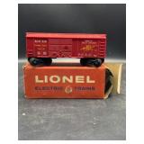 Lionel Postwar O Gauge 6014-100 red Airex Boxcar