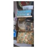 Sewing supplies kits , and buttonneer
