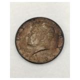1968 Kennedy half dollar