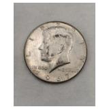 1967 Kennedy half dollar