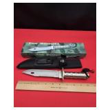 Frost Cutlery Scout Knife with sheath and box