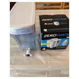 Zero water filter plus box of 4 new filters