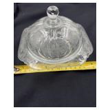 Vintage cheese ball dish 7 x 7