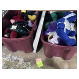 Two XL totes of North American Bear Co. plush