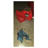Small wilton 4in jaw bench vise and 2in parts