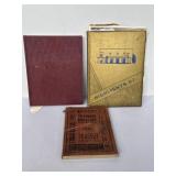 1887-1902 Church records book, 1924 phonebook,