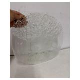 Glass Serving Platter or Charcuterie Plate