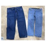 Like new Wrangler jeans 38 x 30 & Full Blue jeans