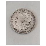 1901 Morgan silver dollar