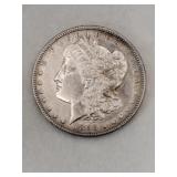 1892 Morgan silver dollar