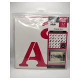 Richard alphabet stencils