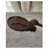 Brass duck head holder