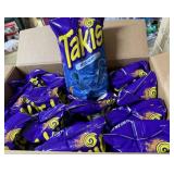 13 bags Takis blue heat