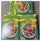 3 Family size Nature Valley cereal