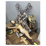 Wood & metal crosses 16" & 24", crucifixion