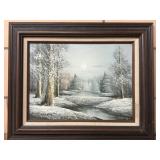 Original Landscape William Norwood framed 22ï¿½x18ï¿½