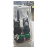 Motorola walkie talkie set with car charger