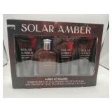 Solar Amber 4-Piece set shower gel, body lotion,