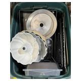 Clean bakeware, Bundt pans, muffin pans, wire