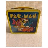 1980 metal Pac-Man lunchbox no thermos.