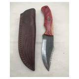 Handmade Damascus-style  knife  4 " blade w/