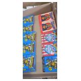 1980s ninja turtle, second series wax packs,