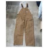 Carhartt overalls size 46 x 32, like brand new