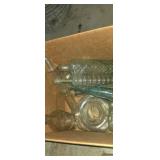 Assortment of decorative bottles