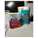 Angel Soft 8=32 Toilet Tissue +Scott 2=4 Paper