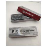 2  ridge Runner pocket knives first