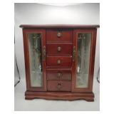 Jewelry box w/ mixed jewelry