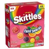 42ct box of skittles fruit snacks