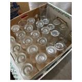 32 short beer glasses