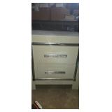 2 drawer textered night stand