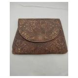 Florentine Gilt Embossed Leather Purse