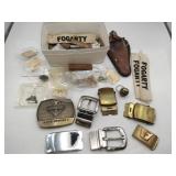 Brass belt buckles and more