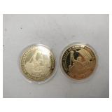 2 Donald Trump 2024 medallions