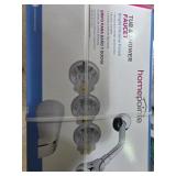 Homepointe Bright Chrome Finish Tub and Shower
