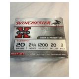 Winchester 20 gauge Buckshot 5 rounds