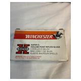 Winchester 12 gauge HP slug ammo 5 rounds