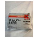 Winchester 20 gauge Buckshot 5 rounds