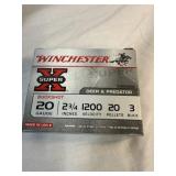 Winchester 20 gauge BUCKSHOT 5 rounds