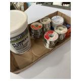 4 spools of solid solder wire, plumbing repair