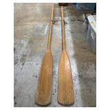 Pair of wooden oars 6