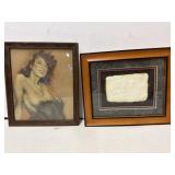 Fancy Lady Charcoal not signed 10ï¿½x12ï¿½ and