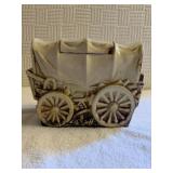 Vintage McCoy covered wagon cookie jar 1960s has